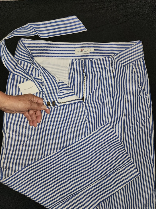 Vineyard Vines Pants - Vineyard Vines Blue & White Striped Pants